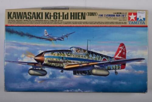 TAMIYA: A 1:48 scale Kawasaki Ki-61-Id HIEN (TONY) boxed model kit