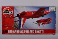 AIRFIX: A 1:48 scale Red Arrows Folland GNAT T.1 boxed model kit