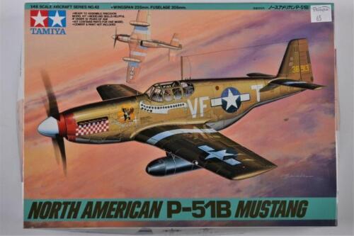 TAMIYA: A 1:48 scale North American P-51B Mustang boxed model kit