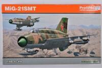 EDUARD: A 1:48 scale ProfiPACK edition MiG-21SMT boxed model kit