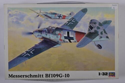 HASEGAWA: A 1:32 scale Messerschmitt Bf109G-10 boxed model kit