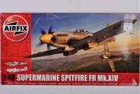 AIRFIX: A 1:48 scale Supermarine Spitfire FR Mk.XIV boxed model kit
