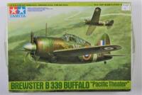 TAMIYA: A 1:48 scale Brewster B339 Buffalo "Pacific Theater" boxed model kit