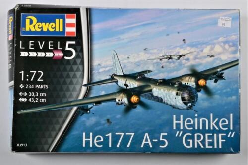 REVELL: A 1:72 scale Heinkel He 177 A-5 "Greif" boxed model kit
