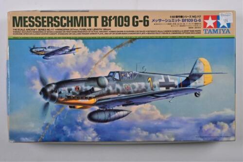 TAMIYA: A 1:48 scale Messerschmitt Bf109 G-6 boxed model kit