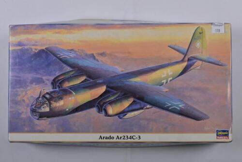 HASEGAWA: A 1:48 scale Special version Arado Ar234C-3 boxed model kit