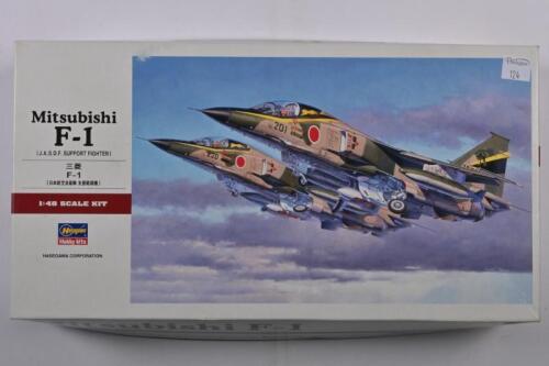 HASEGAWA: A 1:48 scale Mitsubishi F-1 J.A.S.D.F. support fighter boxed model kit