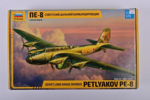 ZVEZDA: A 1:72 scale PE-8 Petlyakov boxed model kit