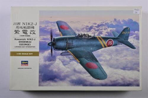 HASEGAWA: A 1:32 scale Kawanishi N1K2-J Shidenkai (GEORGE) boxed model kit