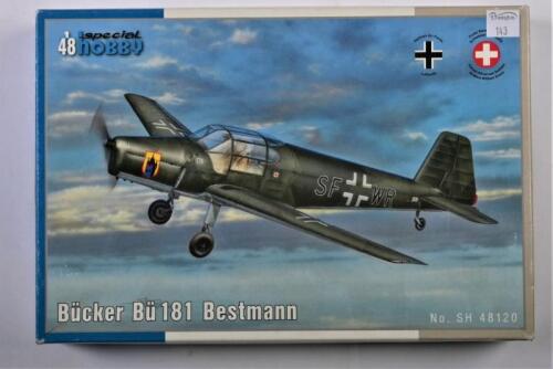 SPECIAL HOBBY: A 1:48 scale Bucker Bu181 Bestmann boxed model kit
