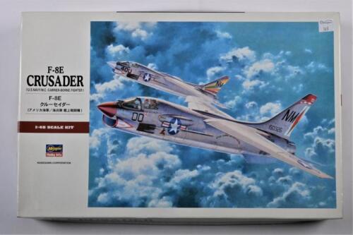 HASEGAWA: A 1:48 scale F-8E Crusader boxed model kit