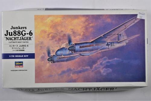 HASEGAWA: A 1:72 scale Junkers Ju88G-6 "Nachtjager" boxed model kit