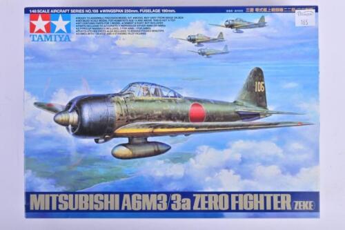 TAMIYA: A 1:48 scale Mitsubishi A6M3/3a Zero fighter (ZEKE) boxed model kit