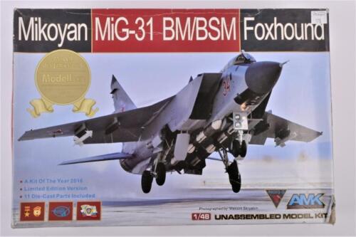 AMK: A 1:48 scale Mikoyan MiG-31 BM/BSM Foxhound boxed model kit