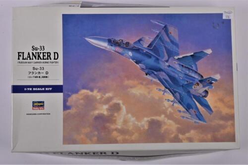 HASEGAWA: A 1:72 scale Su-33 Flanker D boxed model kit