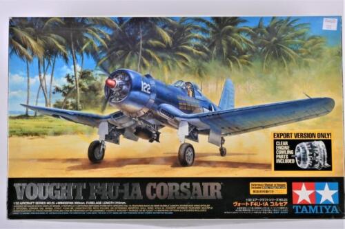 TAMIYA: A 1:32 scale Vought F4U-1A Corsair boxed model kit