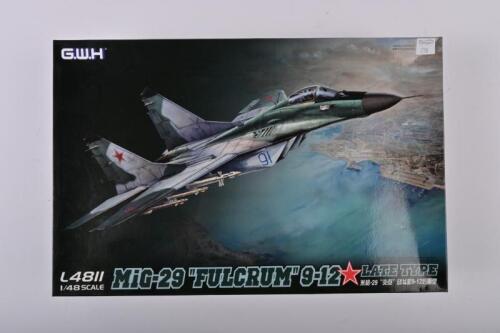 G.W.H.: A 1:48 scale MiG-29 "FULCRUM" 9-12 boxed model kit
