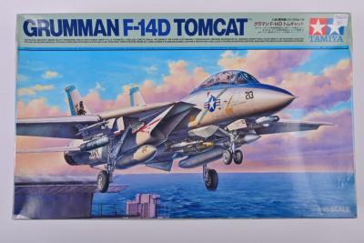 TAMIYA: A 1:48 scale Grumman F-14D Tomcat boxed model kit