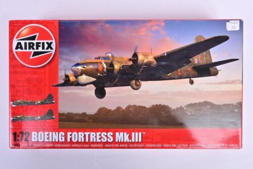 AIRFIX: A 1:72 scale Boeing Fortress Mk.III boxed model kit