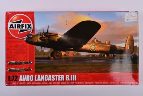 AIRFIX: A 1:72 scale Avro Lancaster B.III boxed model kit
