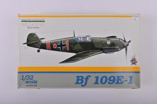 EDUARD: A 1:32 scale Bf 109E-1 boxed model kit