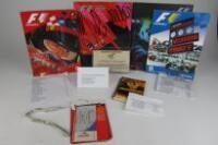 ALBERT PARK G.P: A collection of memorabilia relating to the Melbourne Grand Prix (with 30+ signatures)