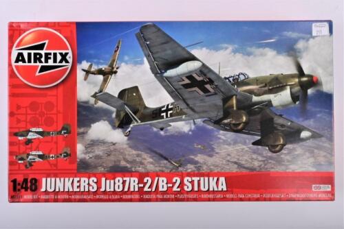 AIRFIX: A 1:48 scale Junkers Ju87R-2/B-2 Stuka boxed model kit