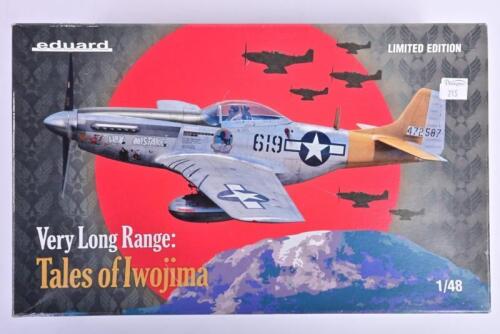 EDUARD: A 1:48 scale Limited edition "SUN SETTERS" VII. Fighter Command P-51D VLR Units on Iwojima boxed model kit