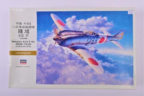 HASEGAWA: A 1:32 scale Nakajima Ki44-II Hei Shoki (TOJO) boxed model kit