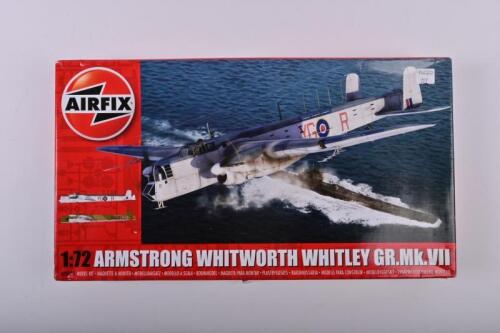 AIRFIX: A 1:72 scale Armstrong Whitworth Whitley GR.Mk.VII boxed model kit
