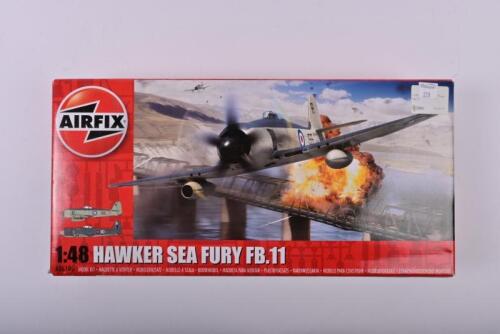 AIRFIX: A 1:48 scale Hawker Sea Fury FB.11 boxed model kit