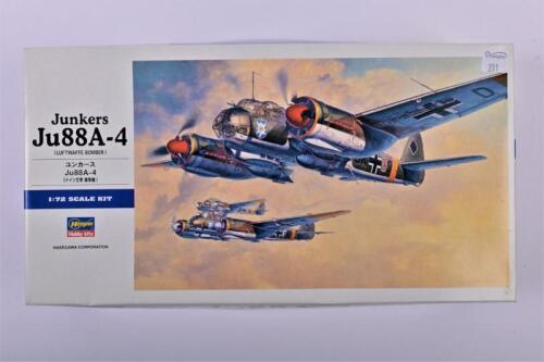 HASEGAWA: A 1:72 scale Junkers Ju88A-4 boxed model kit