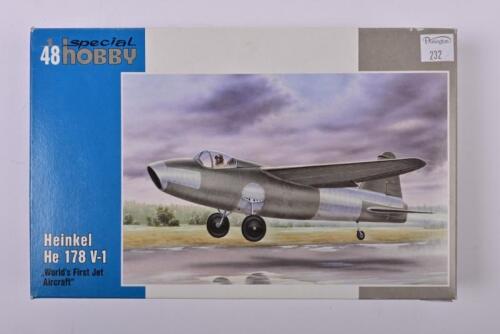 SPECIAL HOBBY: A 1:48 scale Heinkel He 178 V-1 boxed model kit