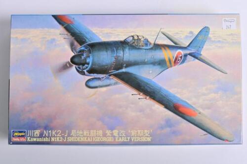 HASEGAWA: A 1:48 scale Kawanishi N1K2-J Shidenkai (GEORGE) boxed model kit