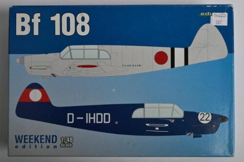 EDUARD: A 1:48 scale Bf 108 boxed model kit