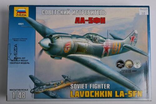ZVEZDA: A 1:48 scale Lavochkin LA-5FN Soviet fighter boxed model kit