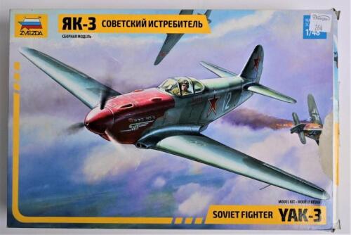 ZVEZDA: A 1:48 scale Yak-3 Soviet fighter boxed model kit