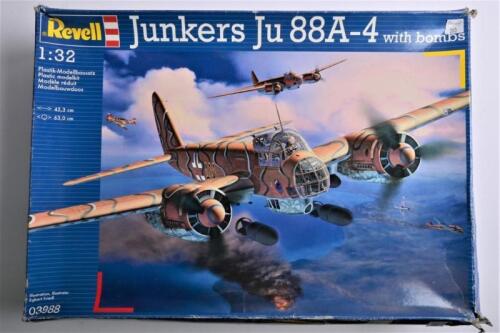 REVELL: A 1:32 scale Junkers Ju 88A-4 boxed model kit