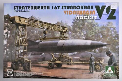 TAKOM: A 1:35 scale Stratenwerth 16t Strabokran Vidalwagen Rocket V2 boxed model kit
