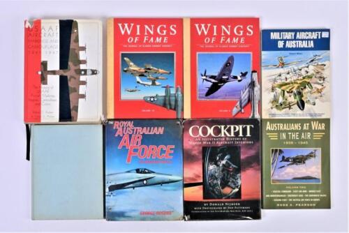 AUSTRALIAN MILITARY AIRCRAFTS: Assortment of books about Australian aircrafts and air force at war