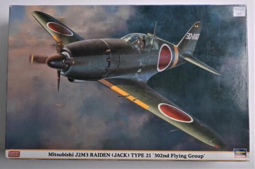 HASEGAWA: A 1:32 scale Limited edition Mitsubishi J2M3 Raiden (JACK) Type 21 boxed model kit