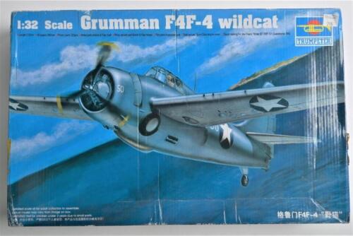 TRUMPETER: A 1:32 scale Grumman F4F-4 Wildcat boxed model kit