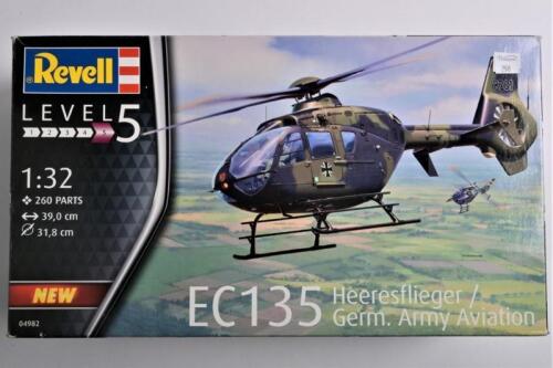 REVELL: A 1:32 scale EC135 Heeresflieger German Army aviation boxed model kit