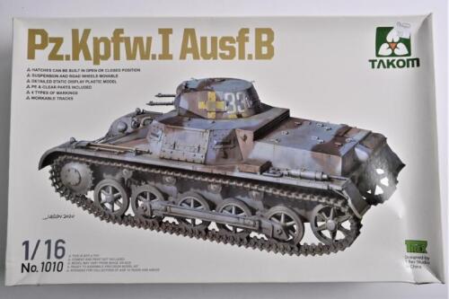 TAKOM: A 1:16 scale Pz.Kpfw.I Ausf.B boxed model kit