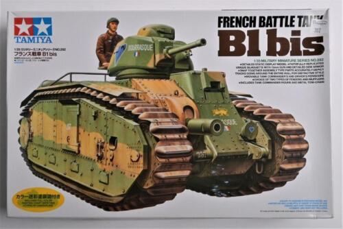 TAMIYA: A 1:35 scale French battle tank B1 bis boxed model kit