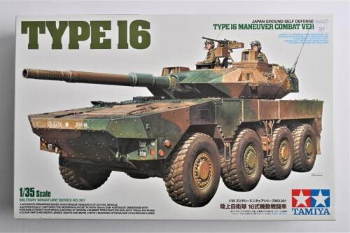 TAMIYA: A 1:35 scale TYPE16 Manoeuvre combat vehicle boxed model kit