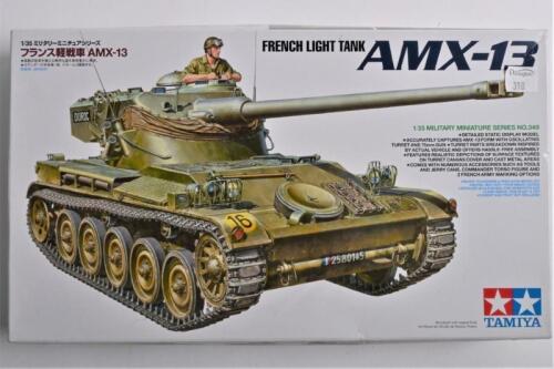 TAMIYA: A 1:35 scale AMX-13 French light tank boxed model kit