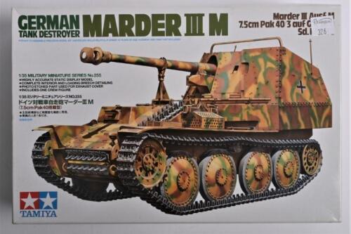 TAMIYA: A 1:35 scale German tank destroyer Marder III M boxed model kit