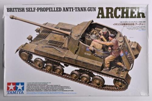 TAMIYA: A 1:35 scale Archer British self-propelled anti-tank gun boxed model kit