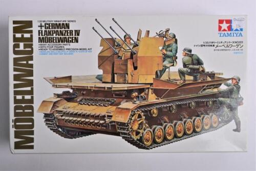 TAMIYA: A 1:35 scale German flakpanzer IV mobelwagen boxed model kit